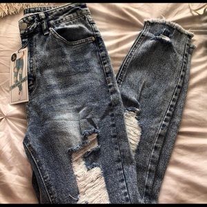 tinseltown hi-rise mom jeans size 5/27
